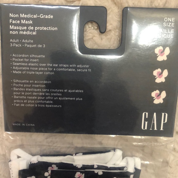 GAP floral face masks 3-pack, New in sealed packaging - Picture 4 of 16